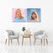 2 Packs Paint by Numbers Kits for Adults with Framed,Adults' Paint-by-Number Kits on Canvas Easy Acrylic Watercolor Oil Painting by Number for Adults Adults for Home 8x8 inchs(Singers)